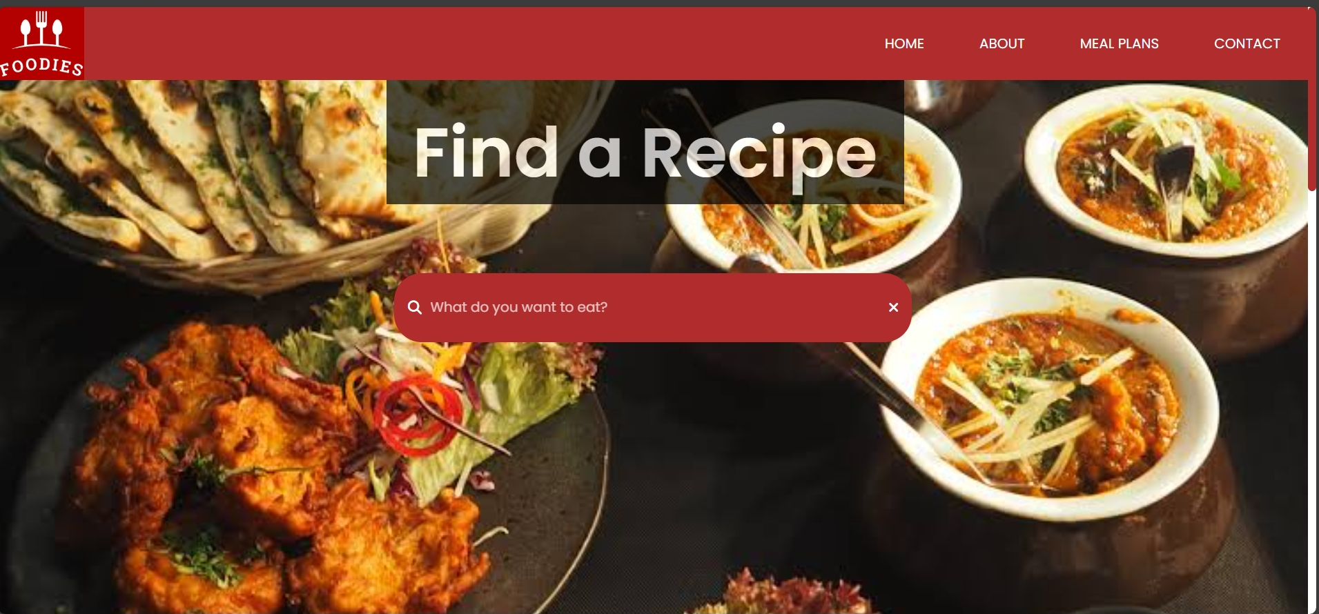 Recipes Website project
